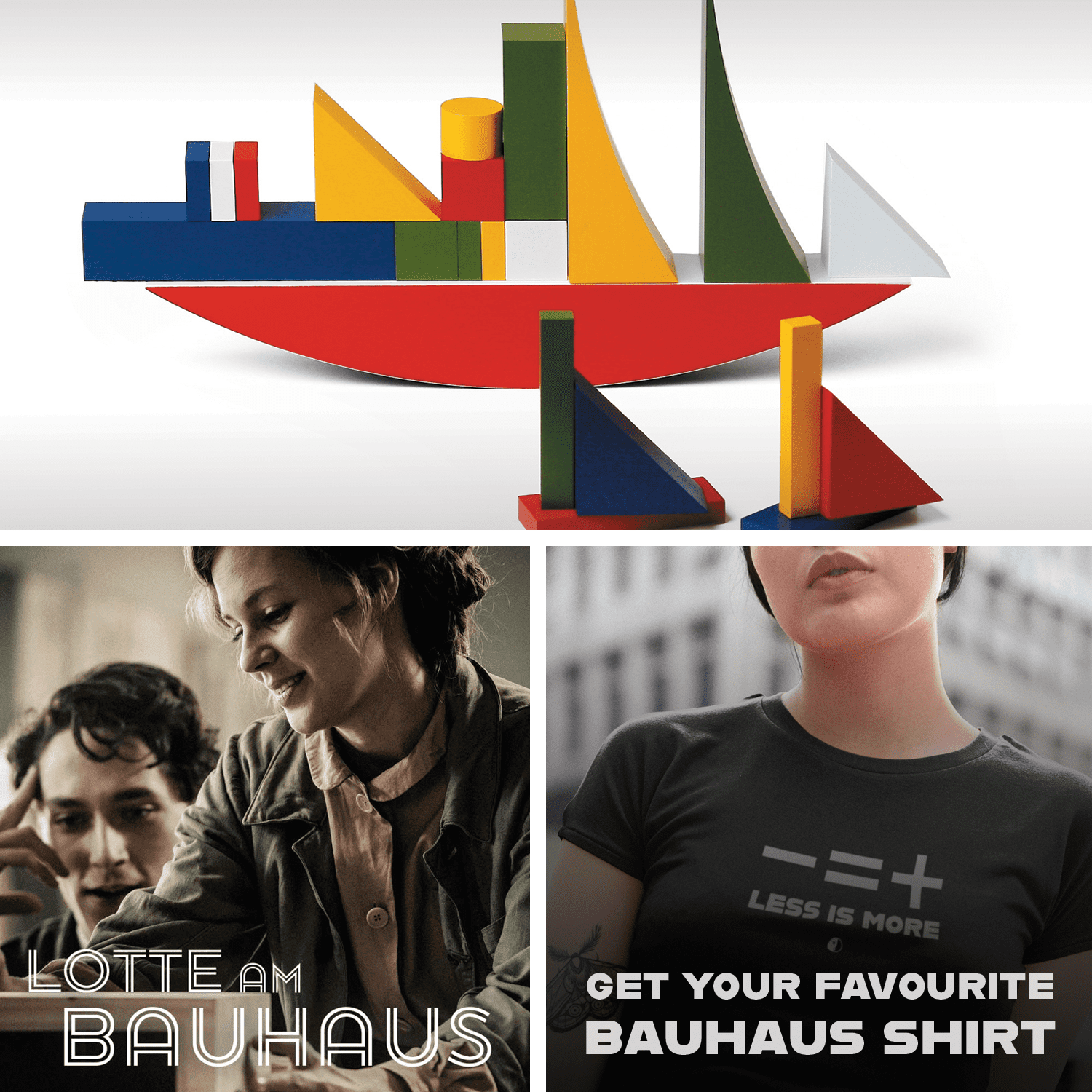 Immagine di Bauhaus Bauspiel + Lotte Bauhaus + Uw favoriete shirt