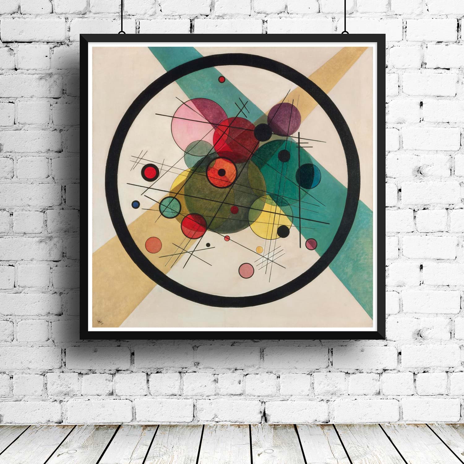 Immagine di Wassily Kandinsky Circles in a Circle 1923