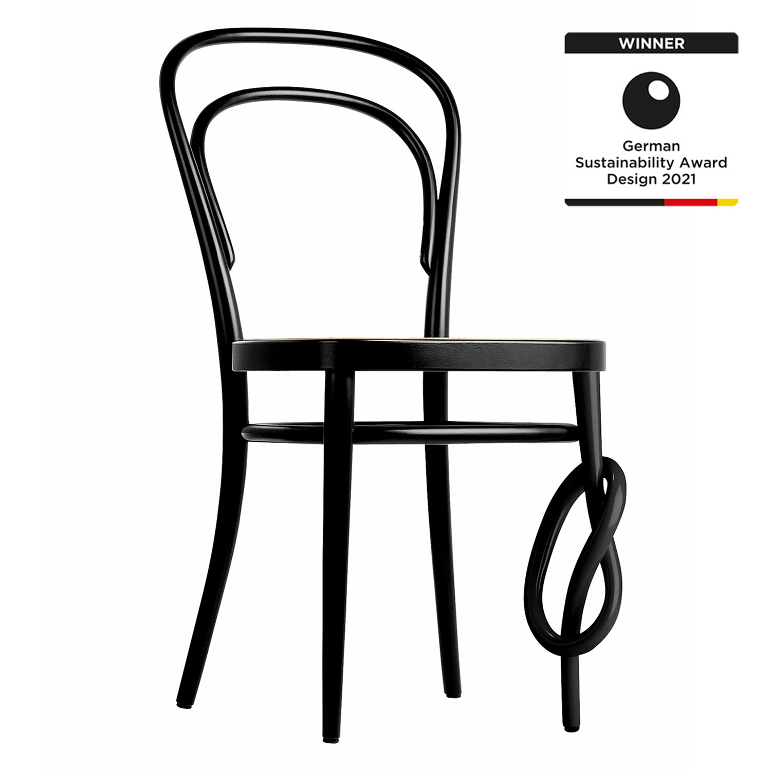 Immagine di 214 Sedia in legno curvato